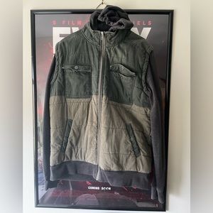 RVCA Nature X Industry L Jacket Corduroy vest hoodie